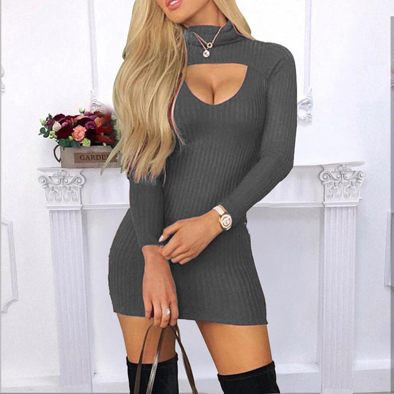 Short warm dress sweater - Mila