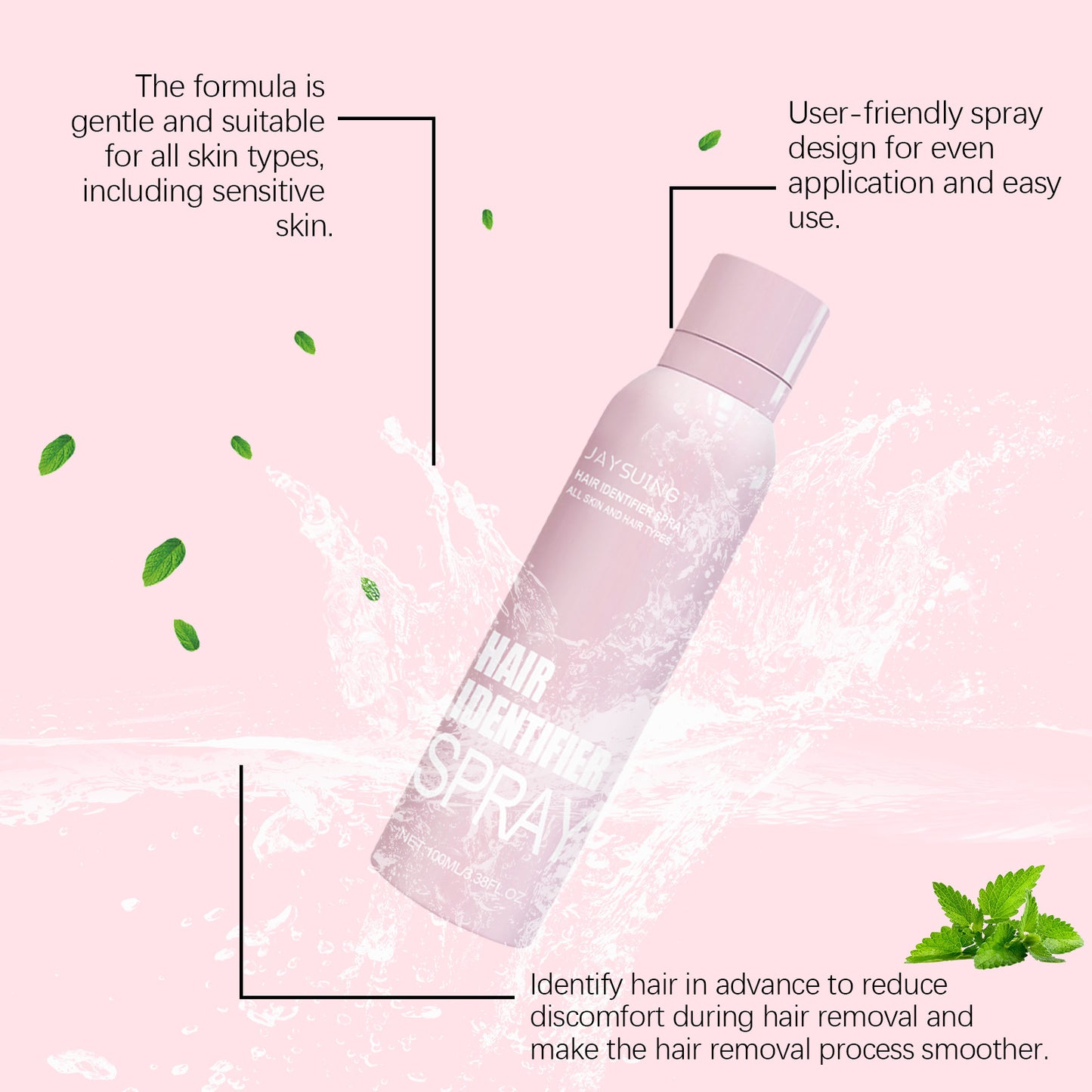 Vaporisateur Spray pour épilation du visage