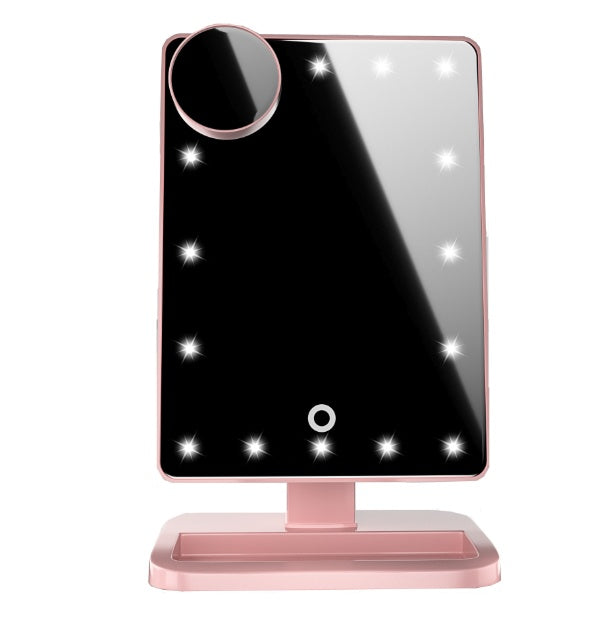 Bluetooth LED Touch Screen Makeup Mirror - 10X Magnifying