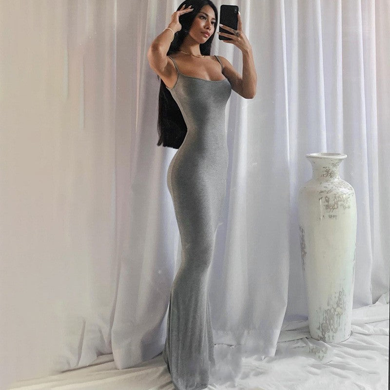 2 in 1 Bodycon Long Dress - Lara