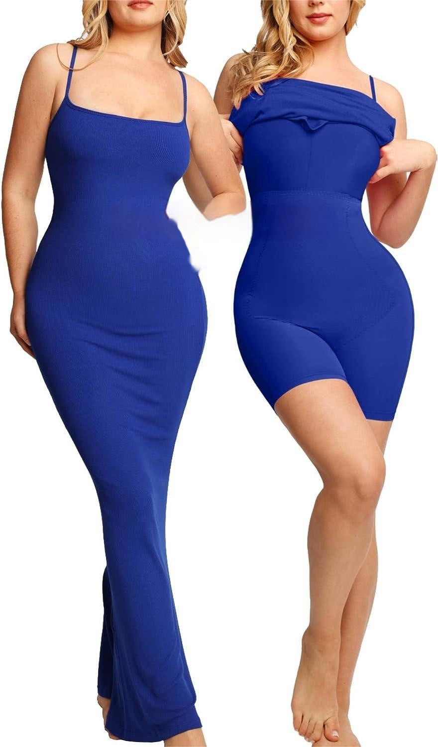 2 in 1 Bodycon Long Dress - Lara